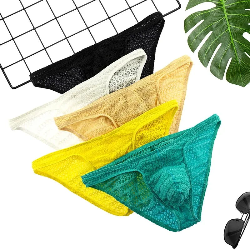Men's Underwear Thin Lace Breathable Quick-drying Triangle