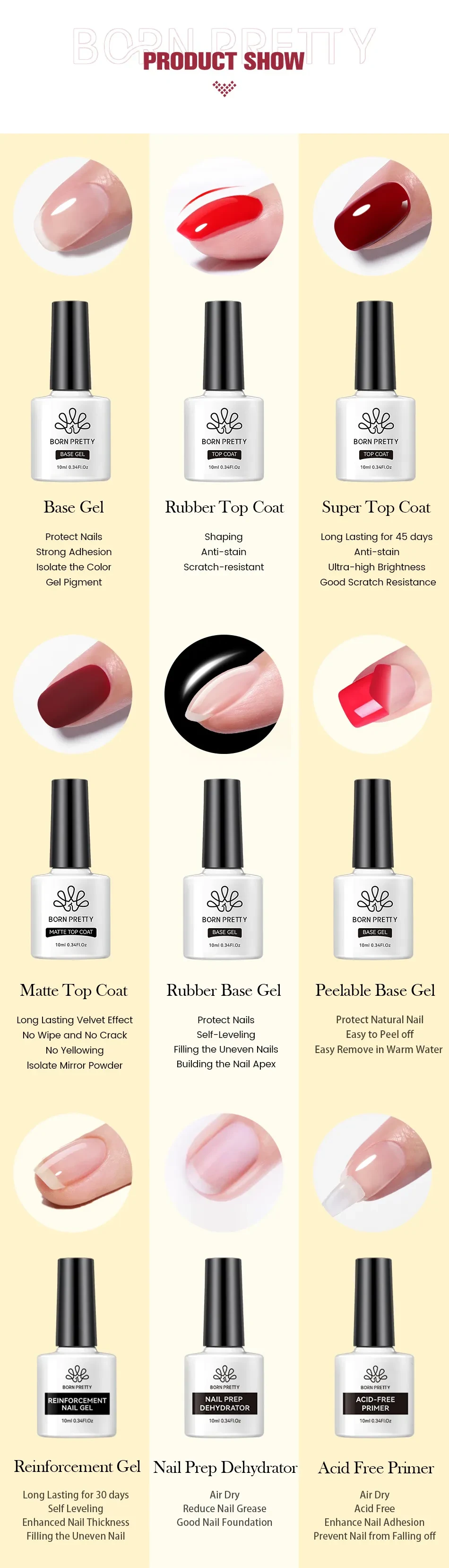 Nail Art Polish Gel Construction Base Gel Plated Crystal