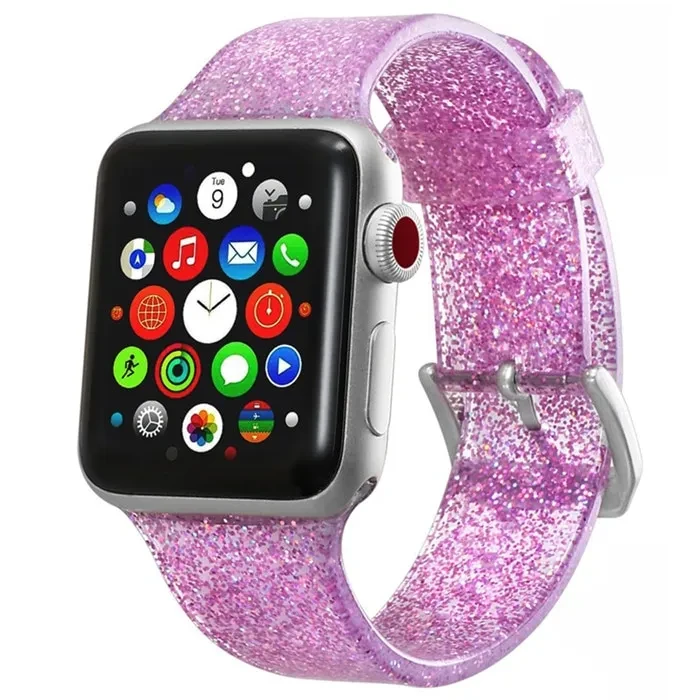 Silicone watch strap