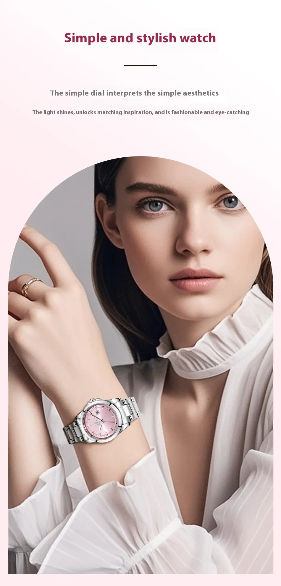 Waterproof High-grade Stainless Steel Women's Watch