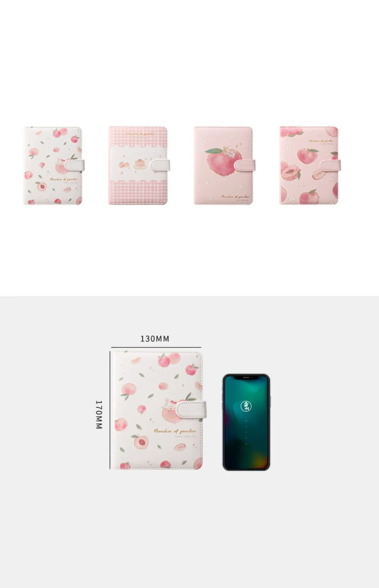 Cute notebooks for students with hardcover literary girls