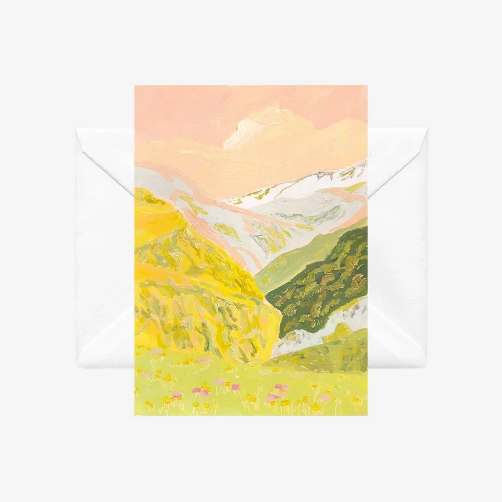 Card - Pastel Mountains