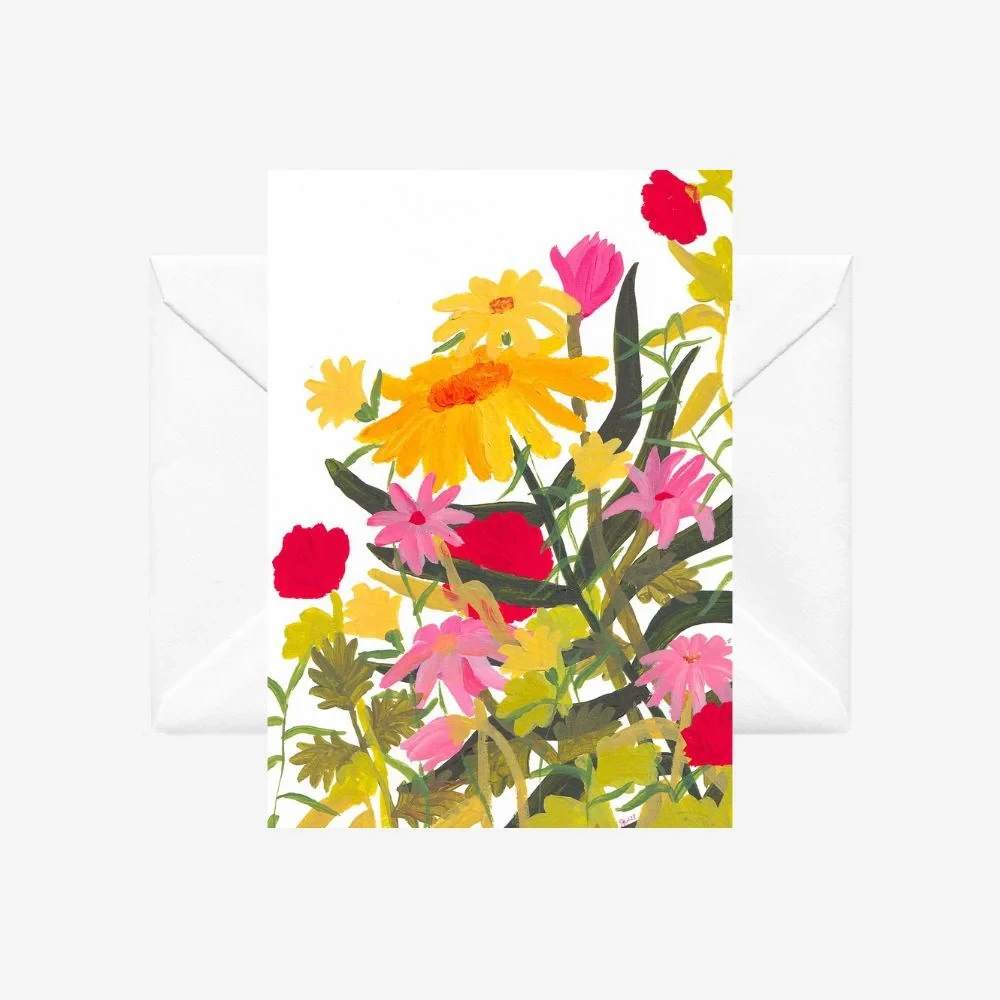 Card - Tangled Flowers