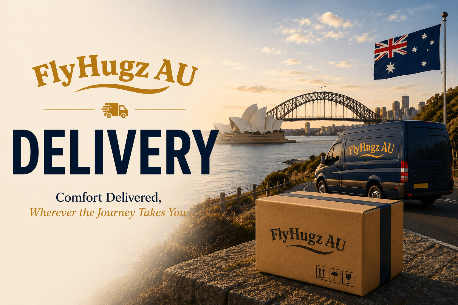 FlyHugz AU Delivery